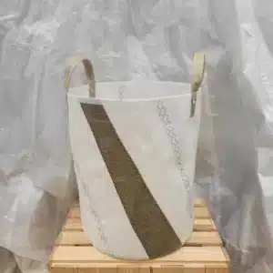 Corbeille Maxi en voile recyclée – 36 cm de diamètre- taffetas kevlar