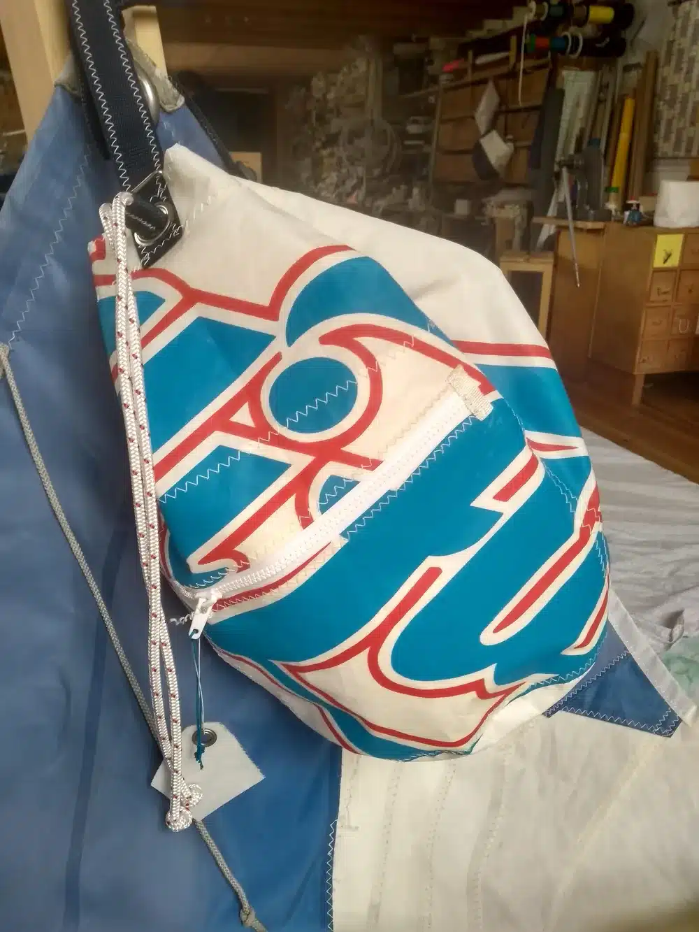 Sac Fanch en voile recyclée – 40×26 cm