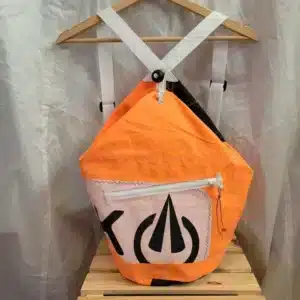 Sac Sacado en voile recyclée – 43×26 cm – Orange