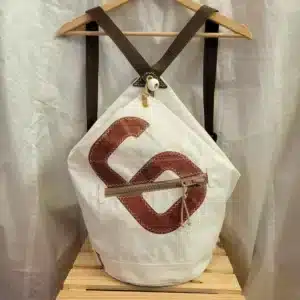 Sac Sacado en voile recyclée – 43×26 cm – Tan