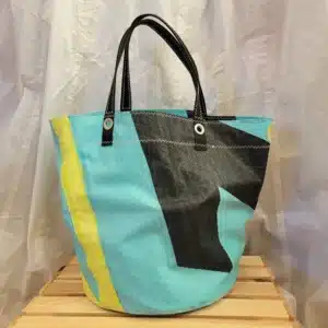 Sac Sacatou en voile recyclée – 38×33 cm – Pistache